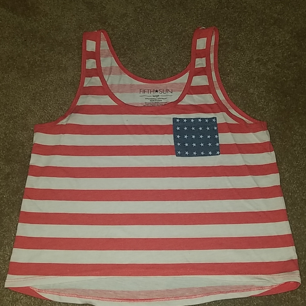 3/$15 Fifth sun tank top size l